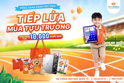 Back to School 2026: Edu World trao tặng hơn 10.000 phần quà đồng hành cùng học sinh bắt đầu năm học mới