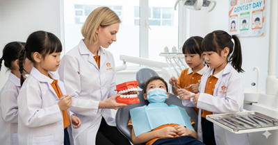 Little Dentist Day – Một ngày làm nha sĩ nhí cùng Edu World