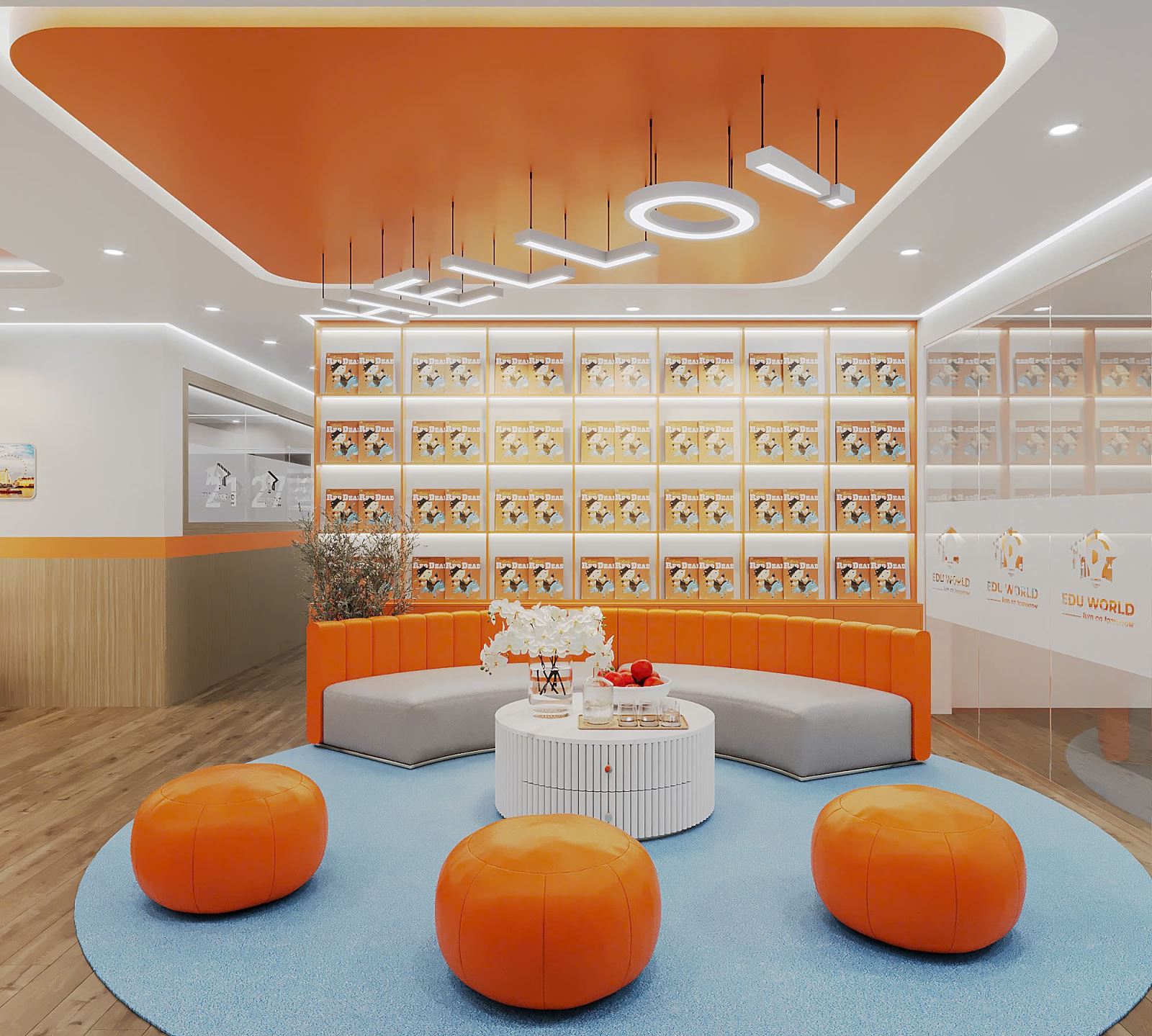 Khu tiếp đón - trải nghiệm