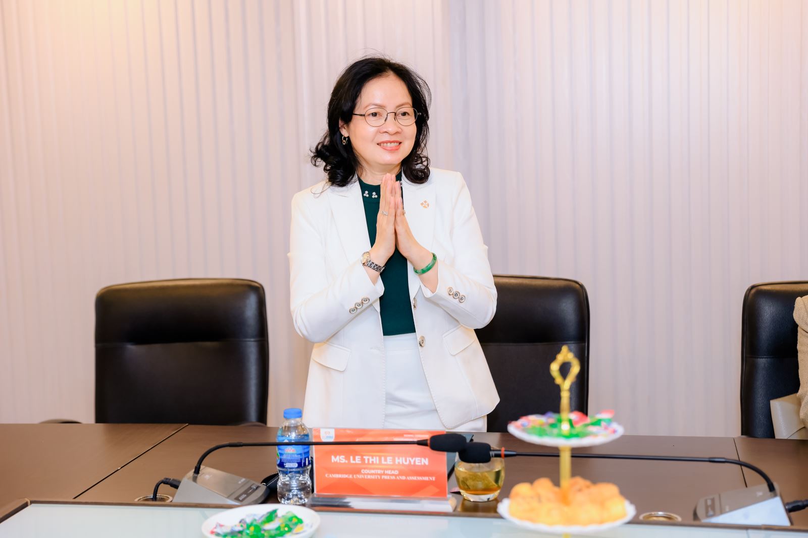 Bà Lê Thị Lệ Huyền - Giám đốc quốc gia, Nhà xuất bản và Hội đồng khảo thí Đại học Cambridge